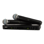 Shure BLX288/B58 Dual Channel Wireless Handheld Microphone System