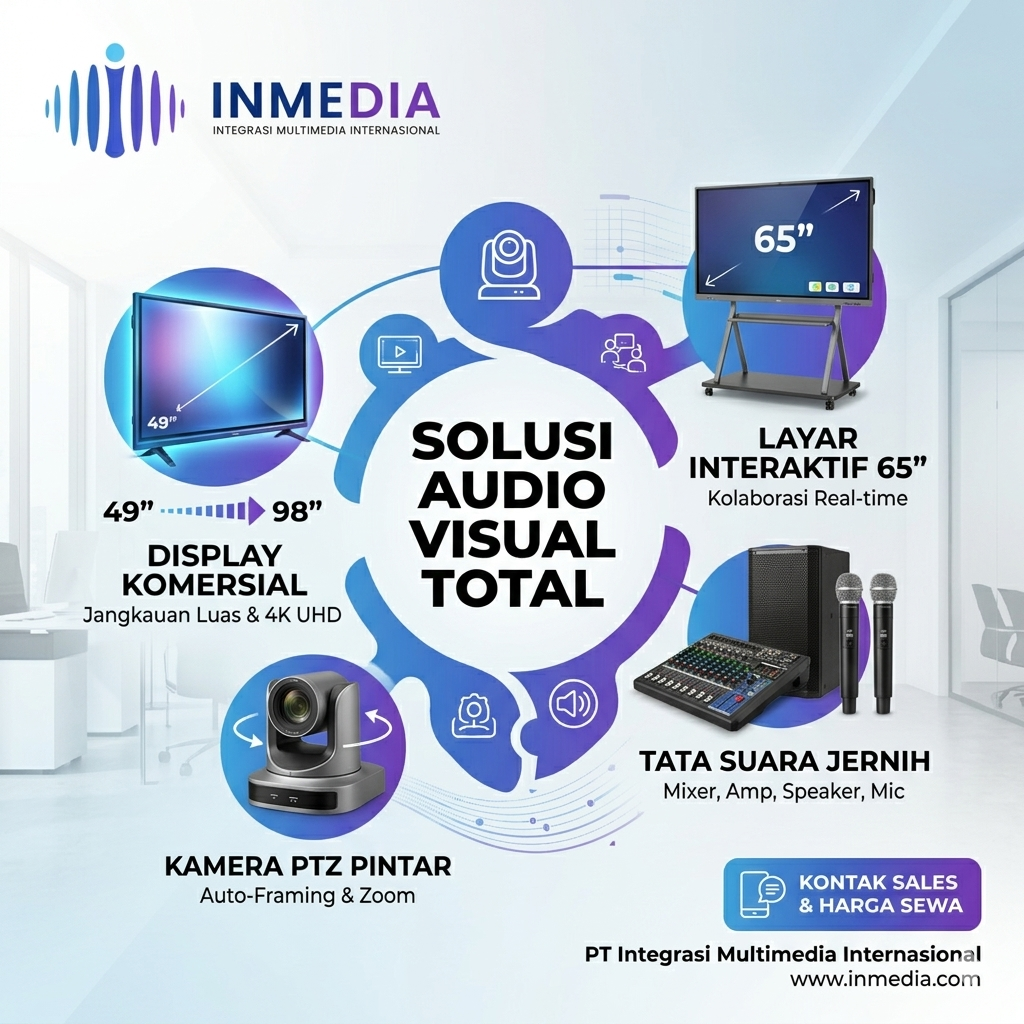 Sewa Perangkat Audio Visual — Solusi Premium untuk Berbagai Skala Event & Meeting